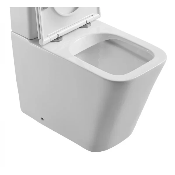 Чаша унитаза-компакта Mixxus Premium Quadro-0401-R Bowl 610х365х825 Rimless без сиденья (MI8339)