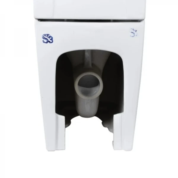 Чаша унитаза-компакта Mixxus Premium Quadro-0401-R Bowl 610х365х825 Rimless без сиденья (MI8339)