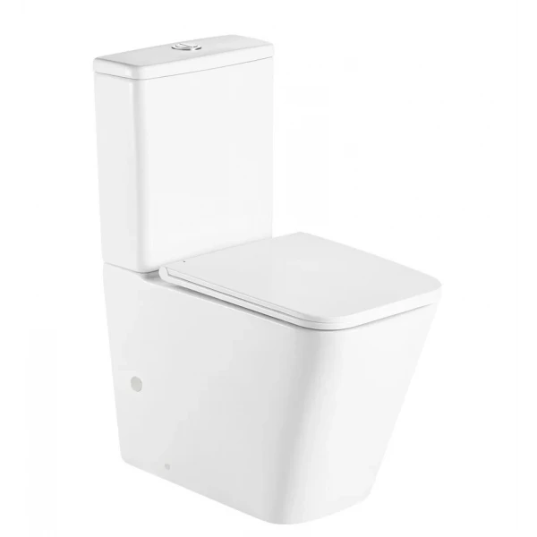 Чаша унитаза-компакта Mixxus Premium Quadro-0401-R Bowl 610х365х825 Rimless без сиденья (MI8339)