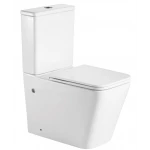 Чаша унитаза-компакта Mixxus Premium Quadro-0402-R Bowl 675х390х855 Rimless без сиденья (MI8340)