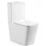 Чаша унитаза-компакта Mixxus Quadro-0403-R Bowl 640х360х835 Rimless без сиденья (MI8341)