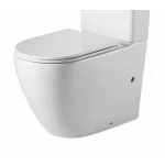 Чаша унитаза-компакта Mixxus Premium Ellipse-0402-R Bowl 660х390х855 Rimless без сиденья (MI8346)