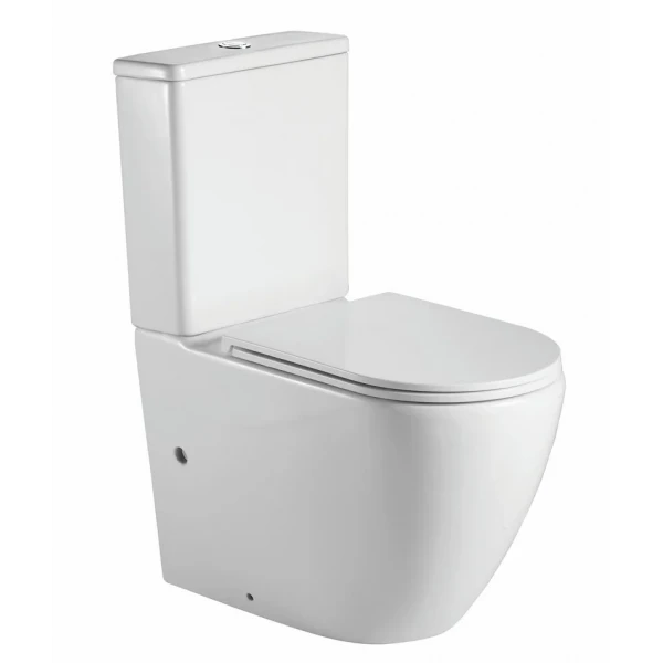 Чаша унитаза-компакта Mixxus Premium Ellipse-0402-R Bowl 660х390х855 Rimless без сиденья (MI8346)