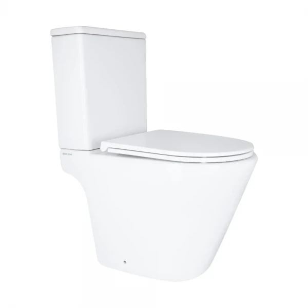 Чаша унитаза-компакта Mixxus Bevel-0405-R Bowl 605х370х800 Rimless без сиденья (MI8352)