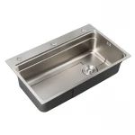 Мойка из нержавеющей стали Mixxus MS6846-Set-01 Micro Decor SS Color (3.0/0.8) комплект (нерж.) (MI8389)