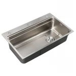 Мойка из нержавеющей стали Mixxus MS7546-Set-01 Micro Decor SS Color (3.0/0.8) комплект (нерж.) (MI8391)