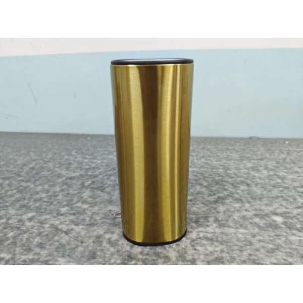 Ершик для унитаза напольный Mixxus Premium Quadro-TB0201 Brushed Gold (цвет матовое золото) (MI8395)