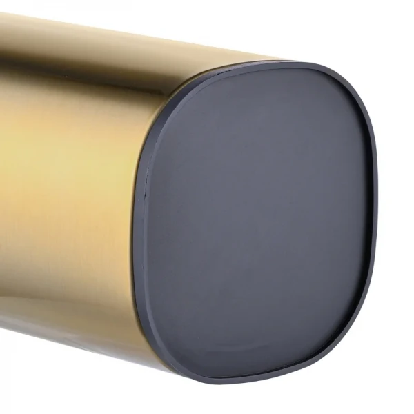 Ершик для унитаза напольный Mixxus Premium Quadro-TB0201 Brushed Gold (цвет матовое золото) (MI8395)