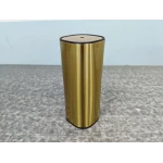 Ершик для унитаза напольный Mixxus Premium Quadro-TB0201 Brushed Gold (цвет матовое золото) (MI8395)
