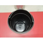 Мусорное ведро с плавным закрытием круглое Mixxus Ellipse-TC0212 SS Color 12л (цвет нержавейка) (MI8399)