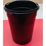 Мусорное ведро с плавным закрытием круглое Mixxus Ellipse-TC0212 SS Color 12л (цвет нержавейка) (MI8399)