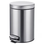 Мусорное ведро с плавным закрытием круглое Mixxus Ellipse-TC0212 SS Color 12л (цвет нержавейка) (MI8399)
