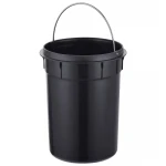 Мусорное ведро с плавным закрытием круглое Mixxus Ellipse-TC0212 SS Color 12л (цвет нержавейка) (MI8399)