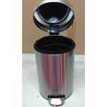 Мусорное ведро с плавным закрытием круглое Mixxus Ellipse-TC0212 SS Color 12л (цвет нержавейка) (MI8399)