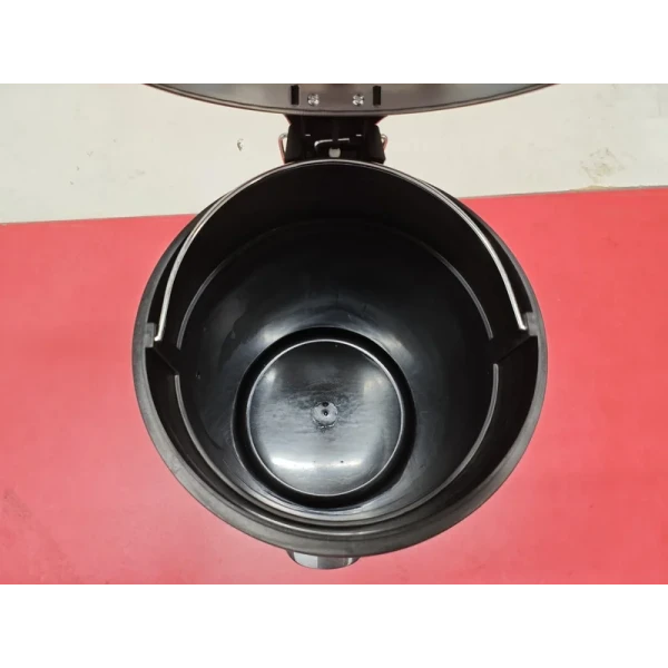 Мусорное ведро с плавным закрытием круглое Mixxus Ellipse-TC0212 SS Color 12л (цвет нержавейка) (MI8399)