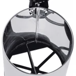 Мусорное ведро с плавным закрытием круглое Mixxus Ellipse-TC0212 SS Color 12л (цвет нержавейка) (MI8399)