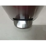 Мусорное ведро с плавным закрытием круглое Mixxus Ellipse-TC0212 SS Color 12л (цвет нержавейка) (MI8399)