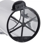 Мусорное ведро с плавным закрытием круглое Mixxus Ellipse-TC0212 SS Color 12л (цвет нержавейка) (MI8399)