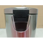 Мусорное ведро с плавным закрытием круглое Mixxus Ellipse-TC0212 SS Color 12л (цвет нержавейка) (MI8399)