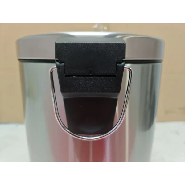 Мусорное ведро с плавным закрытием круглое Mixxus Ellipse-TC0212 SS Color 12л (цвет нержавейка) (MI8399)