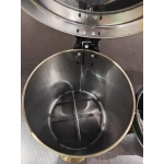 Мусорное ведро с плавным закрытием круглое Mixxus Ellipse-TC0205 Brushed Gold 5л (цвет матовое золото) (MI8400)