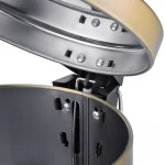 Мусорное ведро с плавным закрытием круглое Mixxus Ellipse-TC0205 Brushed Gold 5л (цвет матовое золото) (MI8400)