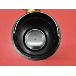 Мусорное ведро с плавным закрытием круглое Mixxus Ellipse-TC0205 Brushed Gold 5л (цвет матовое золото) (MI8400)