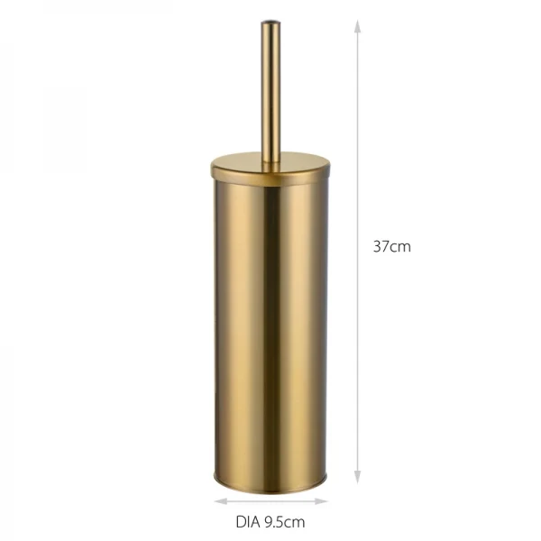 Ершик для унитаза напольный Mixxus Ellipse-TB0202 Brushed Gold (цвет матовое золото) (MI8401)