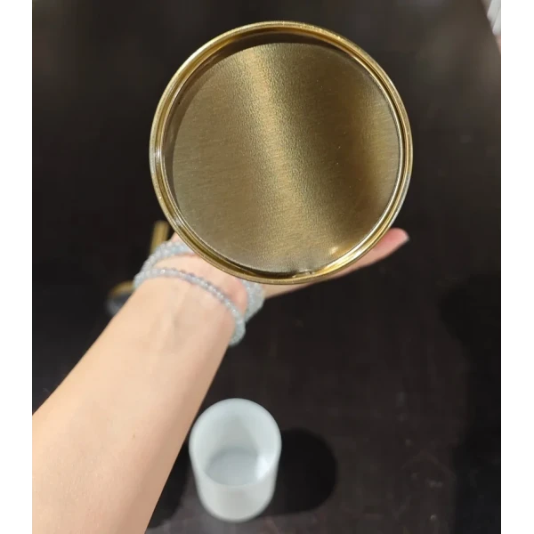 Ершик для унитаза напольный Mixxus Ellipse-TB0202 Brushed Gold (цвет матовое золото) (MI8401)