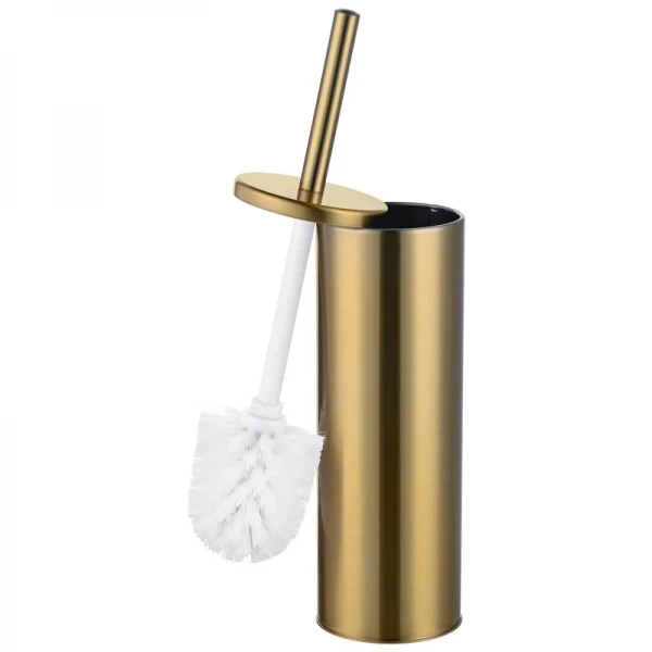 Ершик для унитаза напольный Mixxus Ellipse-TB0202 Brushed Gold (цвет матовое золото) (MI8401)