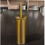 Ершик для унитаза напольный Mixxus Ellipse-TB0202 Brushed Gold (цвет матовое золото) (MI8401)