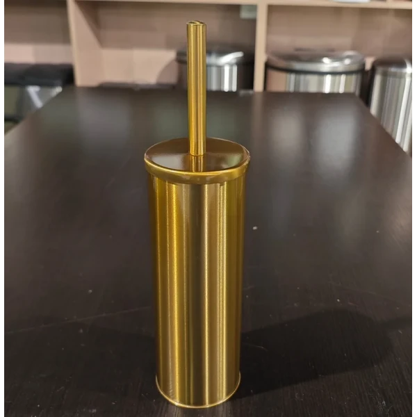 Ершик для унитаза напольный Mixxus Ellipse-TB0202 Brushed Gold (цвет матовое золото) (MI8401)