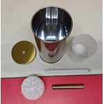 Ершик для унитаза напольный Mixxus Ellipse-TB0202 Brushed Gold (цвет матовое золото) (MI8401)