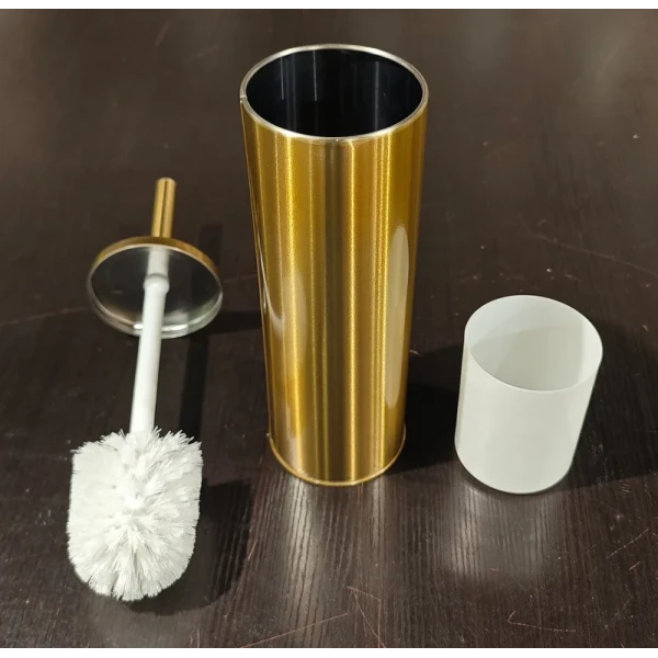 Ершик для унитаза напольный Mixxus Ellipse-TB0202 Brushed Gold (цвет матовое золото) (MI8401)