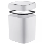 Мусорное ведро сенсорное прямоугольное Mixxus Wave-TC0212 White 12 л (цвет белый) (MI8403)