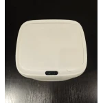 Мусорное ведро сенсорное прямоугольное Mixxus Wave-TC0212 White 12 л (цвет белый) (MI8403)