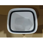 Мусорное ведро сенсорное прямоугольное Mixxus Wave-TC0212 White 12 л (цвет белый) (MI8403)
