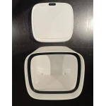 Мусорное ведро сенсорное прямоугольное Mixxus Wave-TC0212 White 12 л (цвет белый) (MI8403)