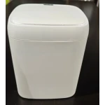 Мусорное ведро сенсорное прямоугольное Mixxus Wave-TC0212 White 12 л (цвет белый) (MI8403)