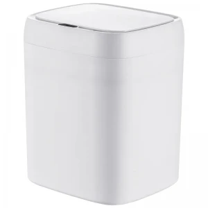Мусорное ведро сенсорное прямоугольное Mixxus Wave-TC0212 White 12 л (цвет белый) (MI8403)