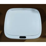 Мусорное ведро сенсорное прямоугольное Mixxus Wave-TC0314 White 14 л (цвет белый) (MI8404)