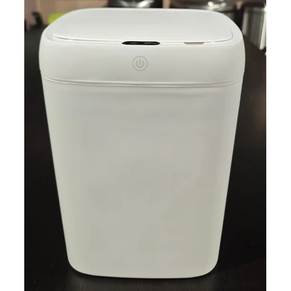 Мусорное ведро сенсорное прямоугольное Mixxus Wave-TC0314 White 14 л (цвет белый) (MI8404)