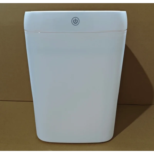 Мусорное ведро сенсорное прямоугольное Mixxus Wave-TC0314 White 14 л (цвет белый) (MI8404)