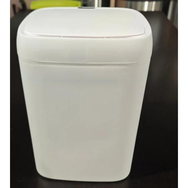Мусорное ведро сенсорное прямоугольное Mixxus Wave-TC0314 White 14 л (цвет белый) (MI8404)