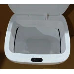 Мусорное ведро сенсорное прямоугольное Mixxus Wave-TC0314 White 14 л (цвет белый) (MI8404)