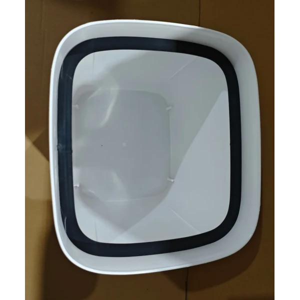 Мусорное ведро сенсорное прямоугольное Mixxus Wave-TC0314 White 14 л (цвет белый) (MI8404)
