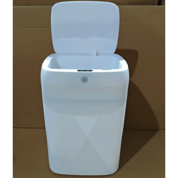 Мусорное ведро сенсорное прямоугольное Mixxus Wave-TC0314 White 14 л (цвет белый) (MI8404)