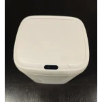 Мусорное ведро сенсорное прямоугольное Mixxus Wave-TC0314 White 14 л (цвет белый) (MI8404)