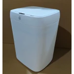 Мусорное ведро сенсорное прямоугольное Mixxus Wave-TC0314 White 14 л (цвет белый) (MI8404)