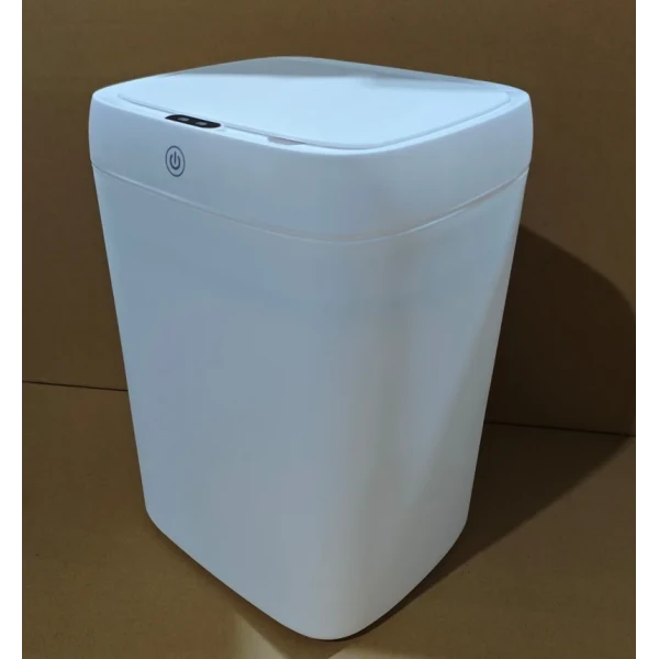 Мусорное ведро сенсорное прямоугольное Mixxus Wave-TC0314 White 14 л (цвет белый) (MI8404)